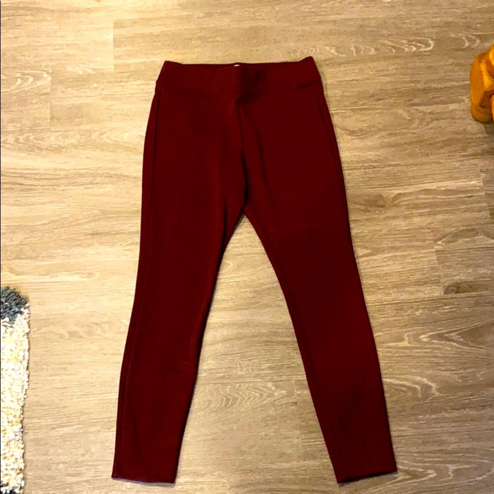 Old Navy Stevie Leggings Maroon